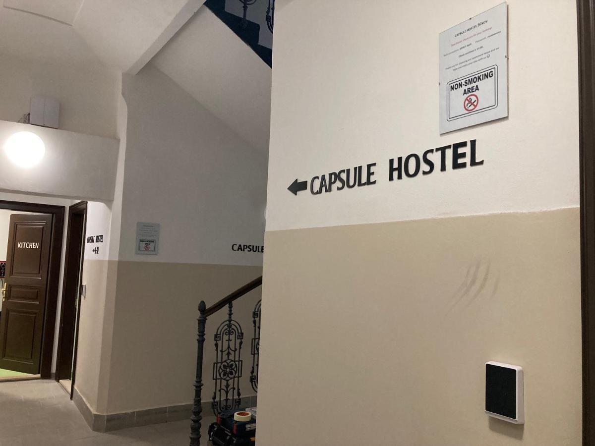Capsule Hostel Zizkov Tower Prague Ngoại thất bức ảnh